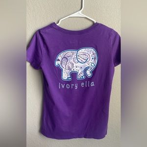 Ivory Ella purple top women’s small